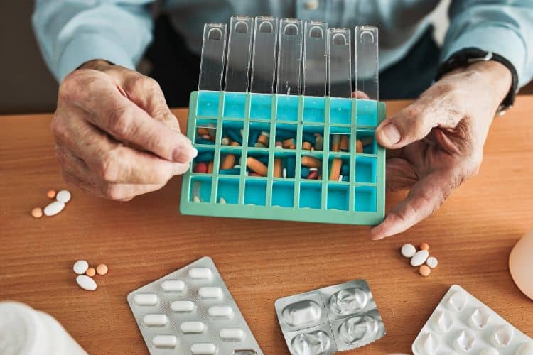 pastillero para medicacion personas mayores